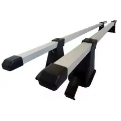GENERICO - Barras Porta Equipaje Parrilla Auto Techo Universal Gris