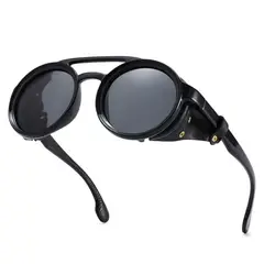 INVENCIBLE - LENTES DE SOL RETRO PUNK LENNON BLACK + ESTUCHE MX49