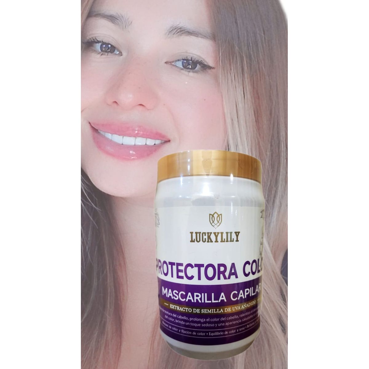 GENERICO - Luckylily Mascarilla Capilar Protectora Del Color 1000ml-