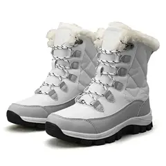 HERIEL - Botas Blancas Impermeables Invierno Nieve Luvia Forradas Chiporro 4613-5