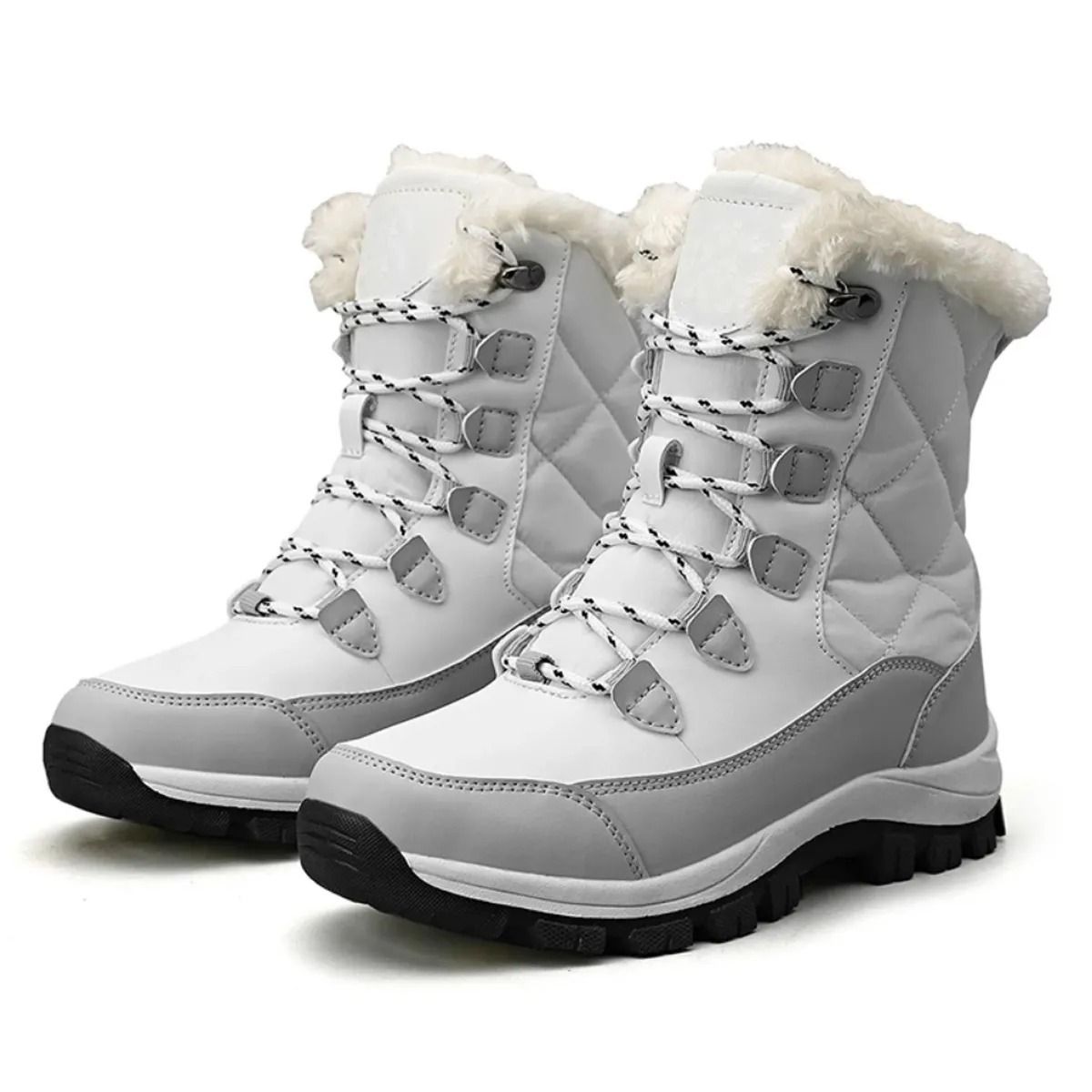 HERIEL - Botas Blancas Impermeables Invierno Nieve Luvia Forradas Chiporro PG4613-5