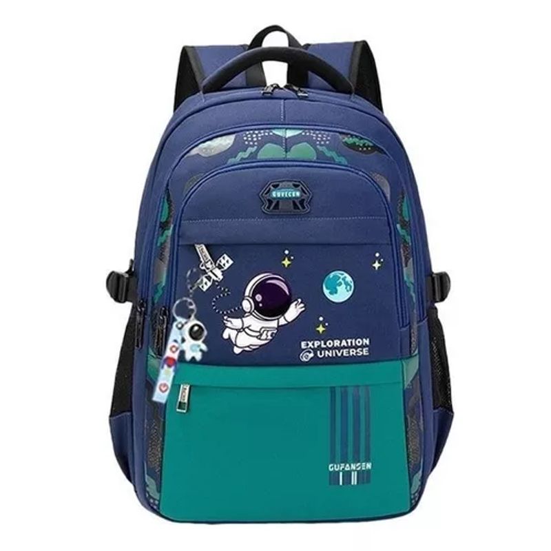 GENERICO - Mochila escolar de espalda niños morral notebook color azul