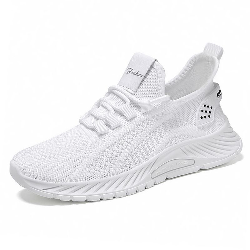 DANWEILE - Zapatos deportivos casuales de moda para mujer - blanco.