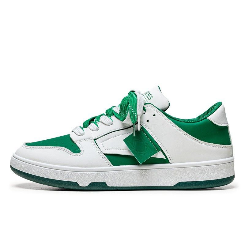 DANWEILE - Zapatos planos de estudiante de suela gruesa de moda - verde.