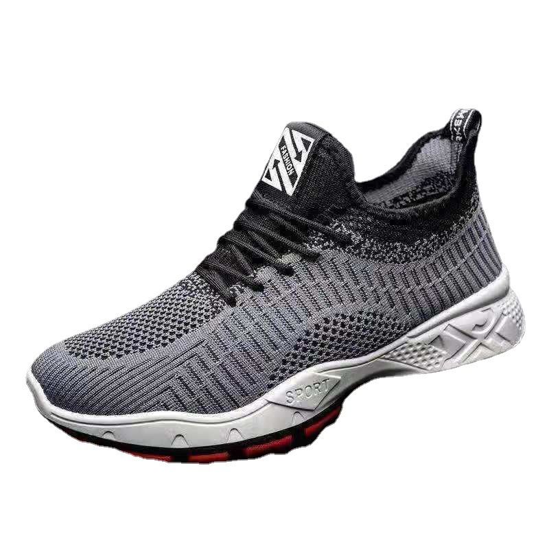 DANWEILE - Zapatos deportivos casuales para hombre - gris.
