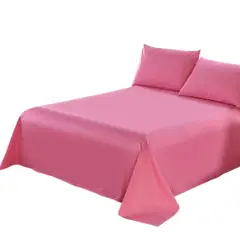 GENERICO - Set De Sabanas Genero Microfibra 15 Plazas + 1 Fundas Rosado