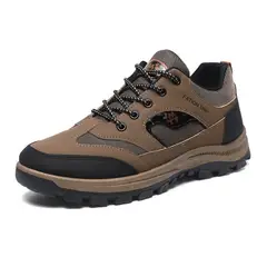 DANWEILE - Zapatillas de Trekking para Hombre en la y el Aire Libre - Marrón