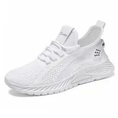 DANWEILE - Zapatos deportivos casuales de moda para mujer - blanco