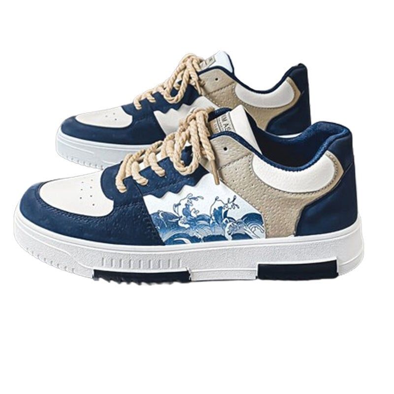 DANWEILE - Zapatillas Running Hombre Runner unisex Zapatillas urbanas-Azul Marino.
