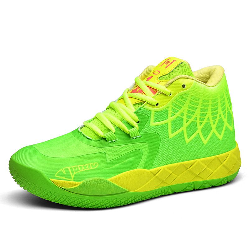 DANWEILE - Zapatos deportivos para estudiantes de malla transpirable - verde.