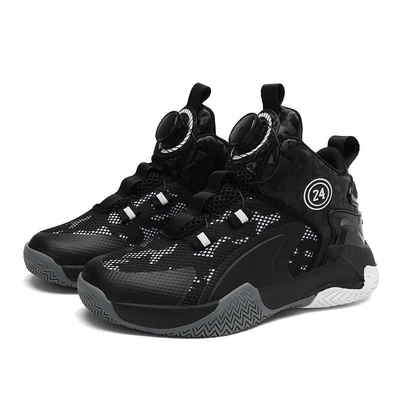 DANWEILE - zapatillas de baloncesto para niños entrenando - Negro.