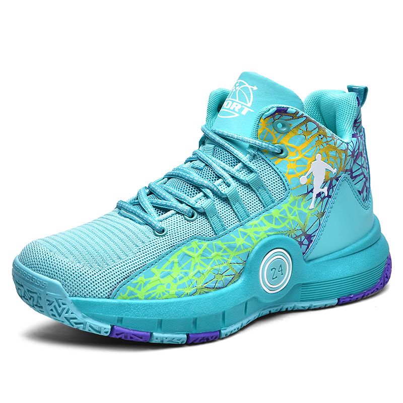 DANWEILE - Zapatos de baloncesto entrenamiento deportivo para estudiantes - verde.
