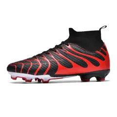DANWEILE - Zapatillas fútbol caña alta para entrenamiento de estudiantes jóvenes