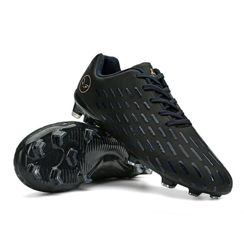 DANWEILE - Zapatillas de fútbol de entrenamiento transpirables - Negro.