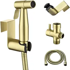 DANWEILE - Ducha Bidet Árabe Inodoro Acero Inoxidable Wc - dorado