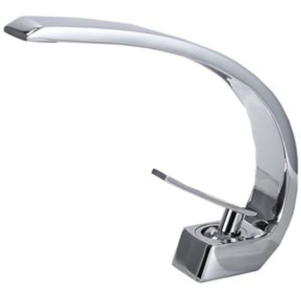 DANWEILE - Grifo de lavabo de baño de estilo nórdico - plata.