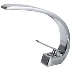 DANWEILE - Grifo de lavabo de baño de estilo nórdico - plata