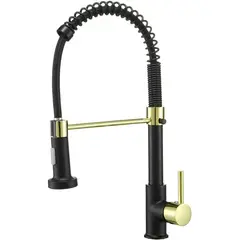 DANWEILE - Grifo llave lavaplatos monomando cocina extensible triple