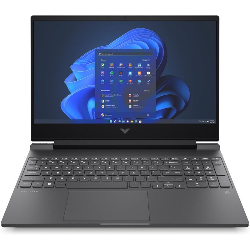 HP - Notebook Gamer HP Victus AMD Ryzen 5-7535HS 8GB RAM 512GB SSD AMD RX 6550M 4GB144Hz