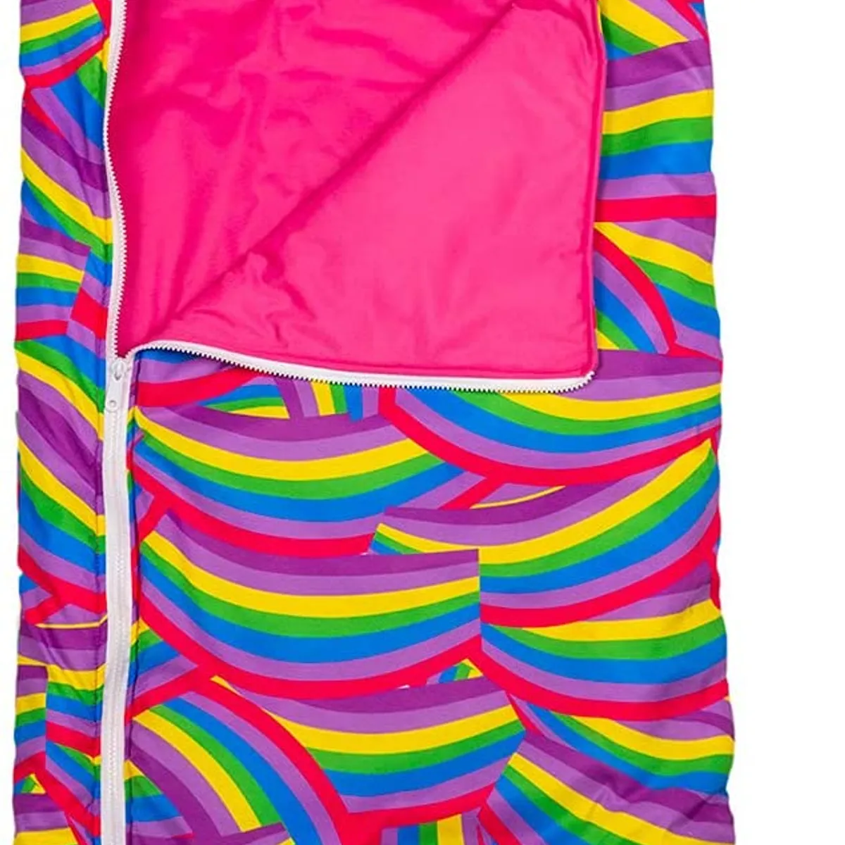 GENERICO - SACO DE DORMIR FUCSIA INFANTIL CAMPING DIVERTIDO 140X50