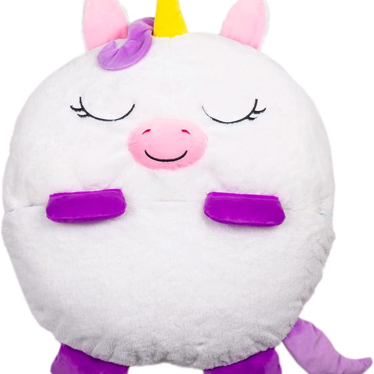 GENERICO - SACO DE DORMIR BLANCO INFANTIL CAMPING DIVERTIDO 140X50