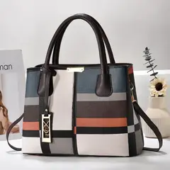 DANWEILE - Nuevo bolso de hombro de lujo de moda para mujer - rejilla de café
