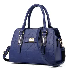 DANWEILE - Bolso de hombro elegante de gran capacidad moda - azul