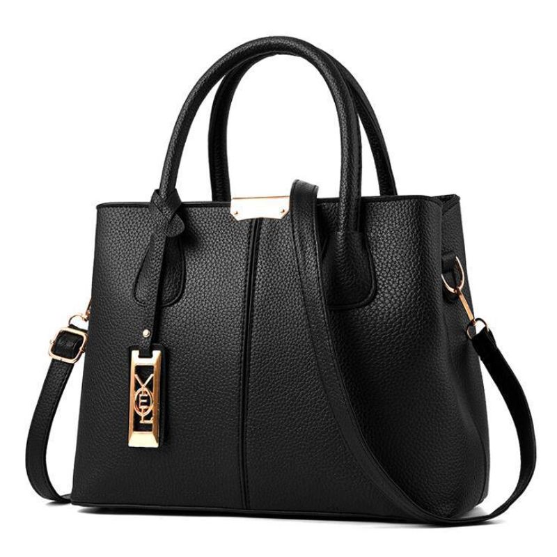 DANWEILE - Nuevo bolso de hombro de lujo de moda para mujer - Negro