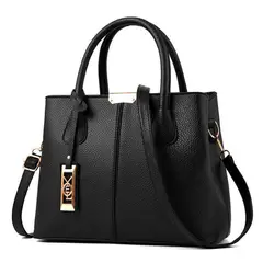 DANWEILE - Nuevo bolso de hombro de lujo de moda para mujer - Negro