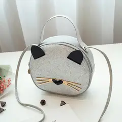 DANWEILE - Bolso hombro con leopardo y dibujos animados para mujer - blanco