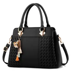 DANWEILE - Bolso bandolera de mujer Luxury Handbag - Negro
