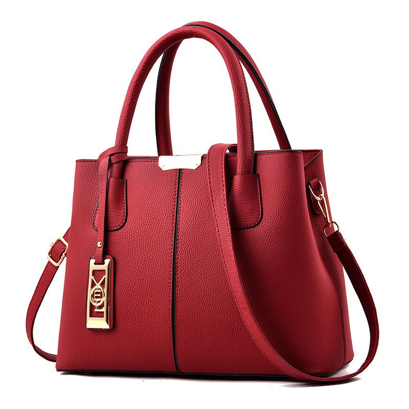 DANWEILE - Nuevo bolso de hombro de lujo de moda para mujer - borgoña