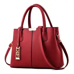 DANWEILE - Nuevo bolso de hombro de lujo de moda para mujer - borgoña