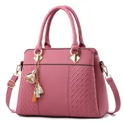 DANWEILE - Bolso bandolera de mujer Luxury Handbag - Rosa
