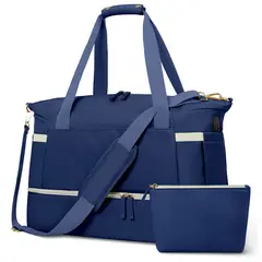 DANWEILE - Bolsa de gimnasio portátil para mujer - Azul oscuro