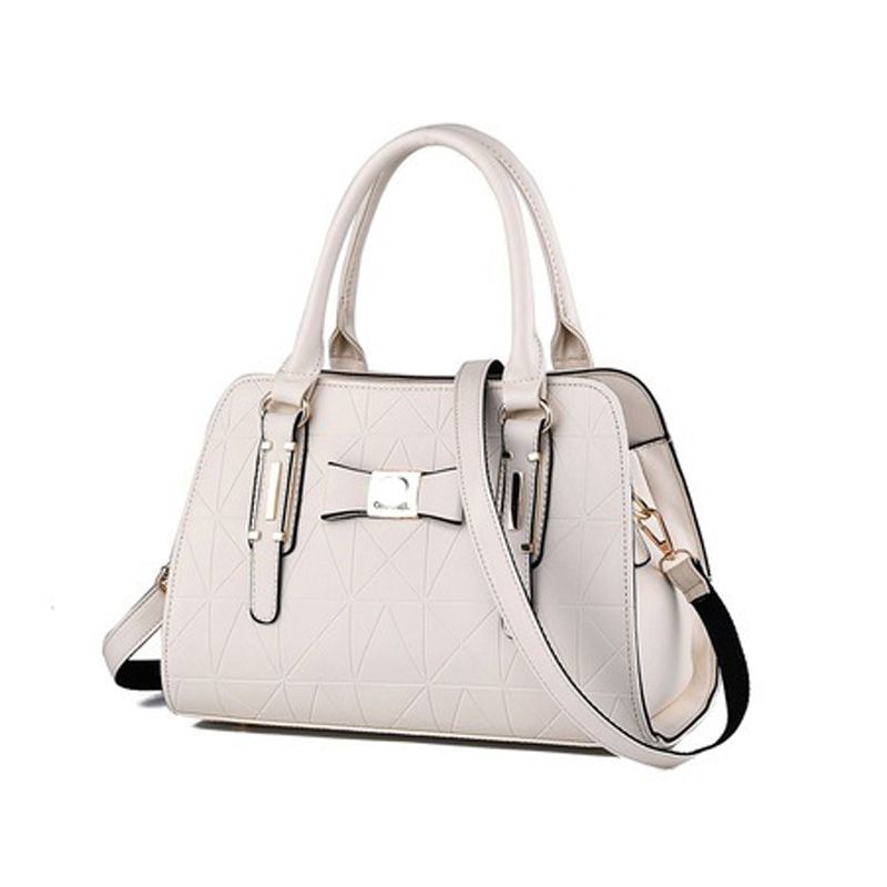 DANWEILE - Bolso de hombro elegante de gran capacidad moda - blanco