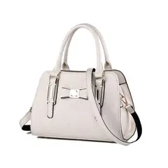 DANWEILE - Bolso de hombro elegante de gran capacidad moda - blanco