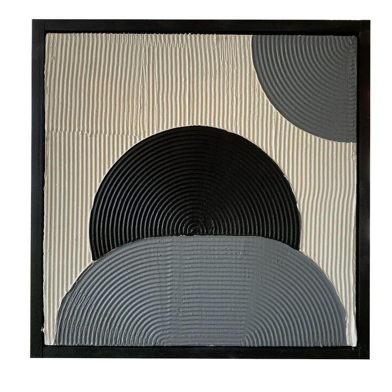 GENERICO - Cuadro decorativo texturizado 2 33x33 cm
