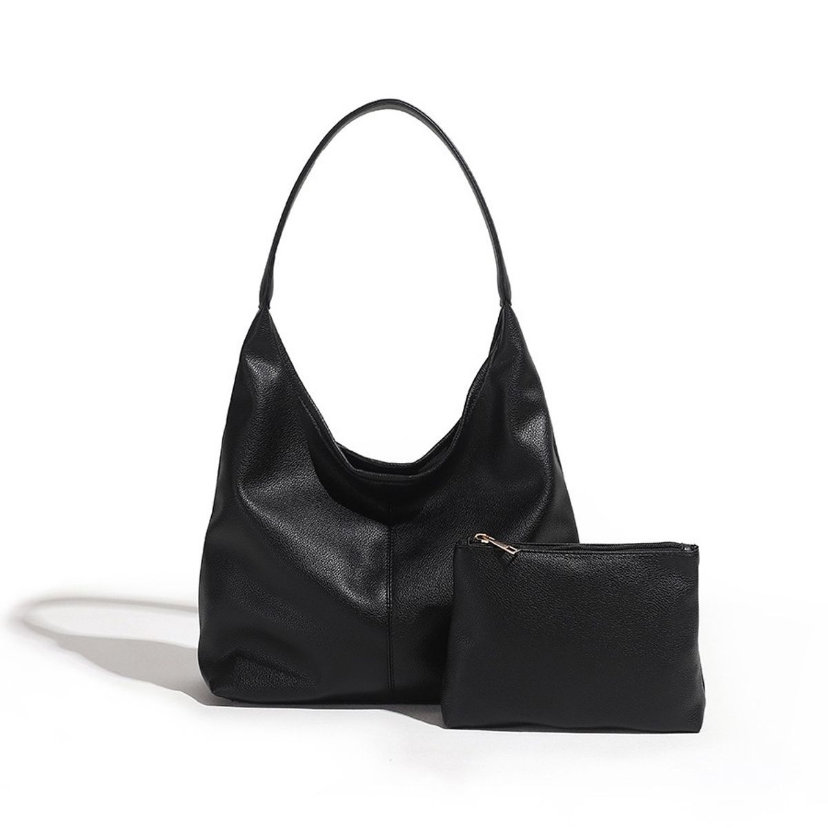 DANWEILE - Bolso tote clásico retro de gran capacidad - Negro