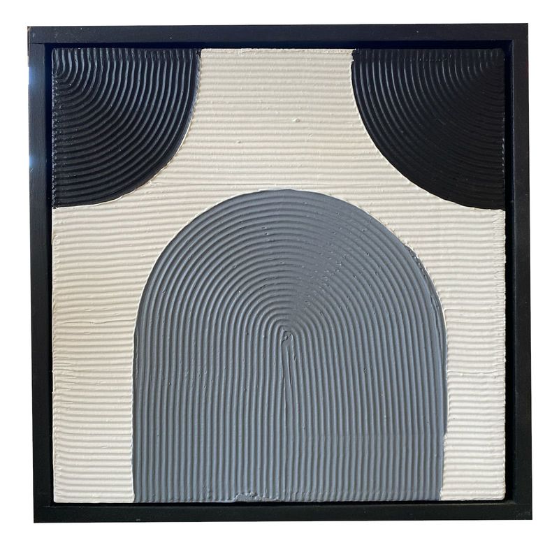 GENERICO - Cuadro decorativo texturizado 3 33x33 cm