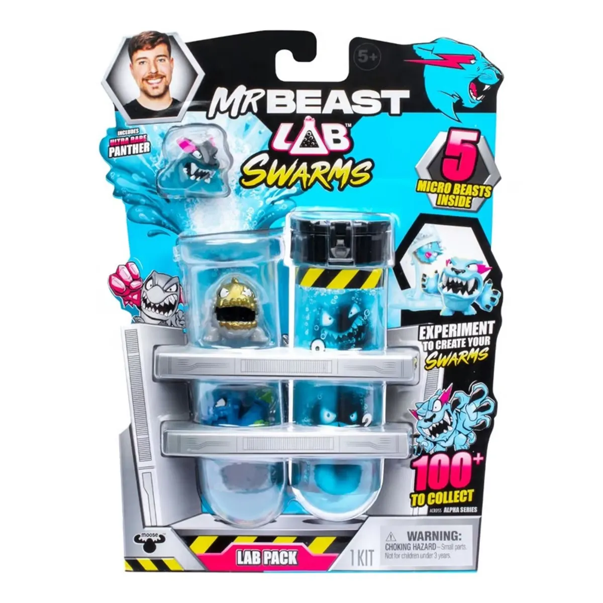 BOING TOYS - Mr beast Lab Pack Swarms Con 5 Micro Beasts
