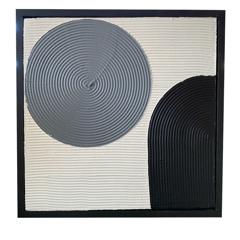 GENERICO - Cuadro decorativo texturizado 8 33x33 cm