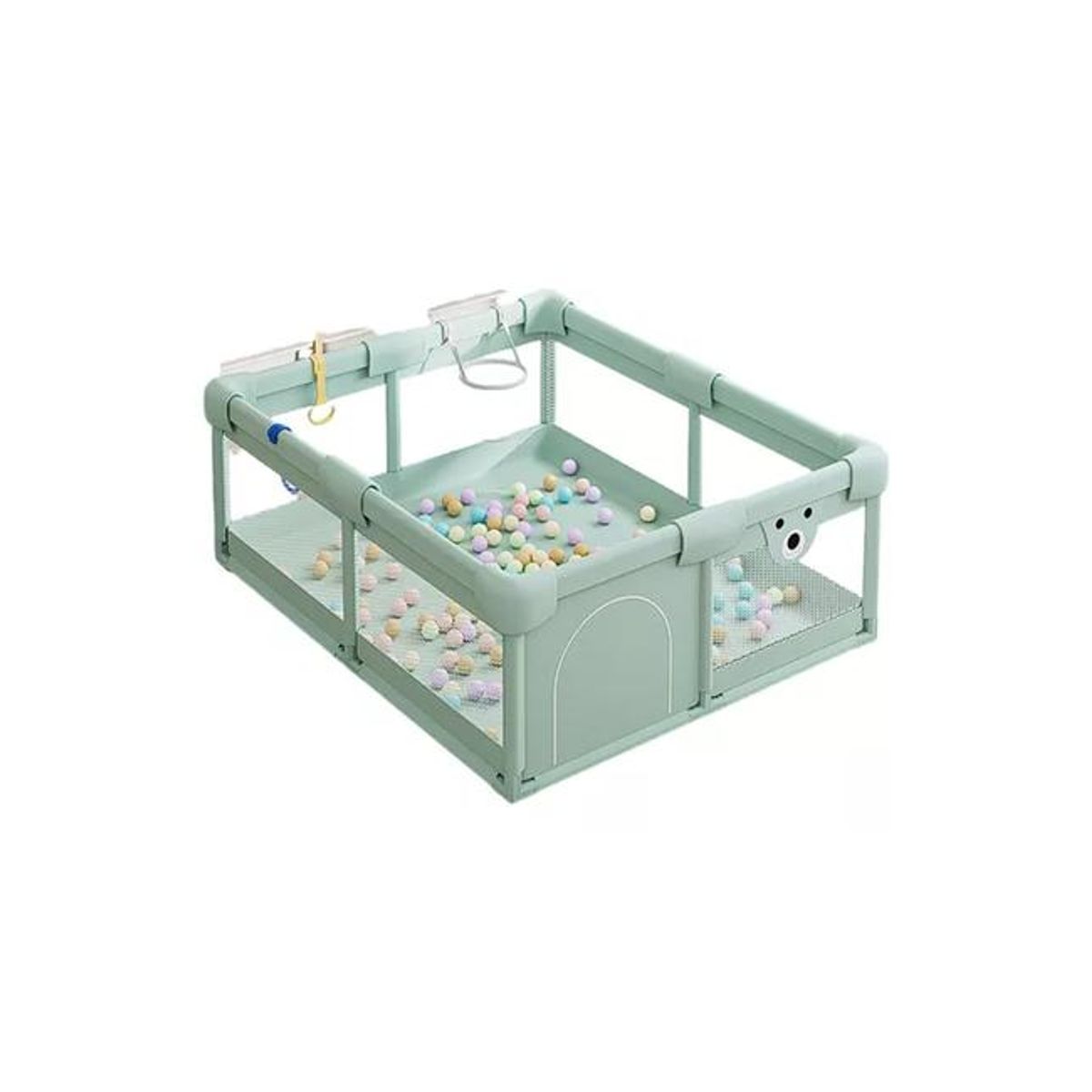 GENERICO - Corral centro de juegos para bebé 150x180x65 cm verde