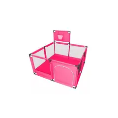 GENERICO - Corralito plegable para bebé corral de seguridad rosado