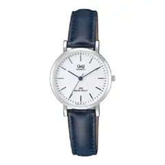 Q&Q - Reloj Qz03j301y Mujer Analogo Cuero - Plateado