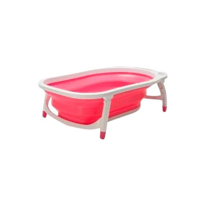 GENERICO - Tina bañera plegable sin malla color rosado