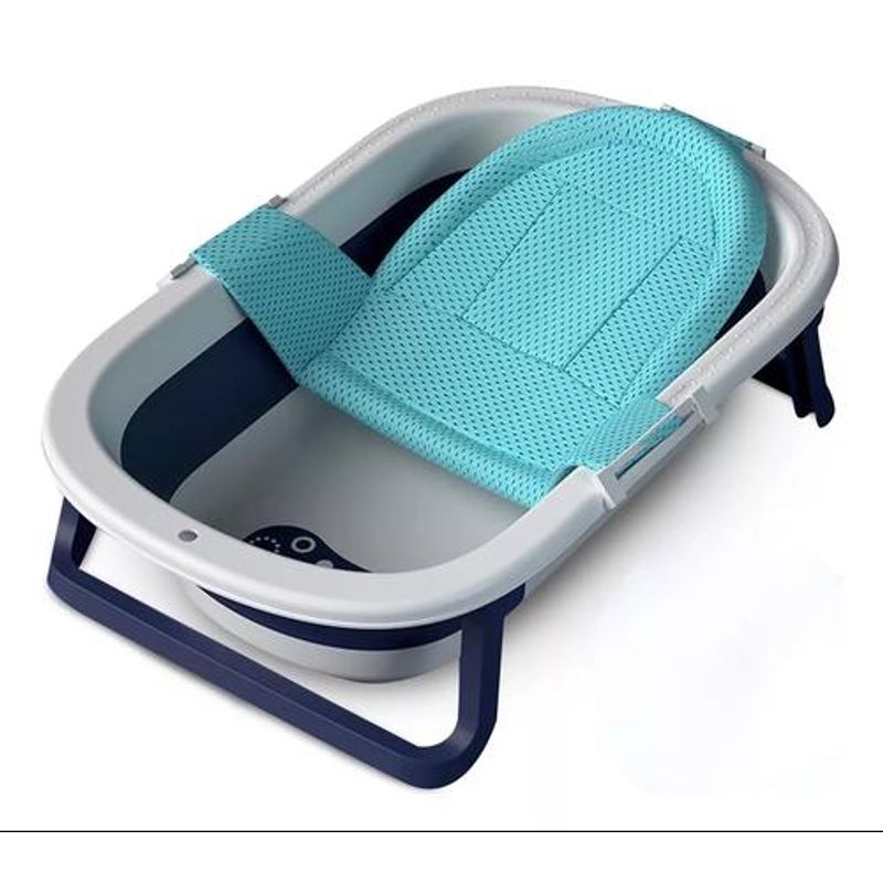 GENERICO - Tina bebé bañera plegable con malla reforzada multicolor