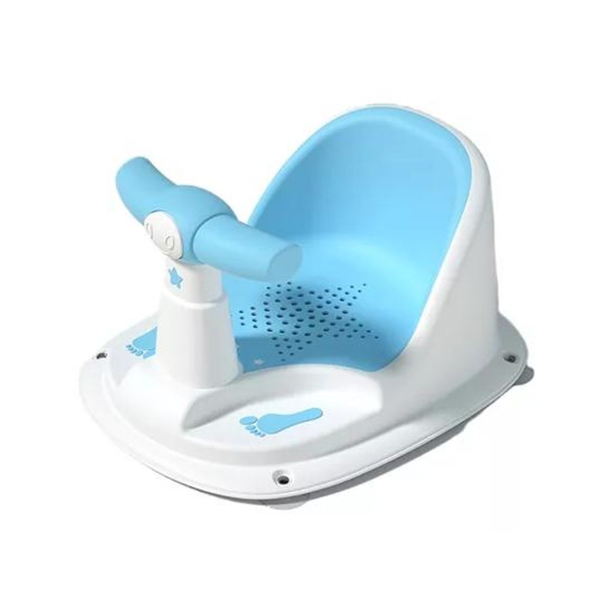 GENERICO - Silla de ducha para bebé color celeste