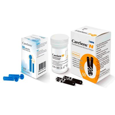 Imagen 2 del producto Glucómetro Caresens N Premier Bluetooth Glicemia 50Cintas+50Lan