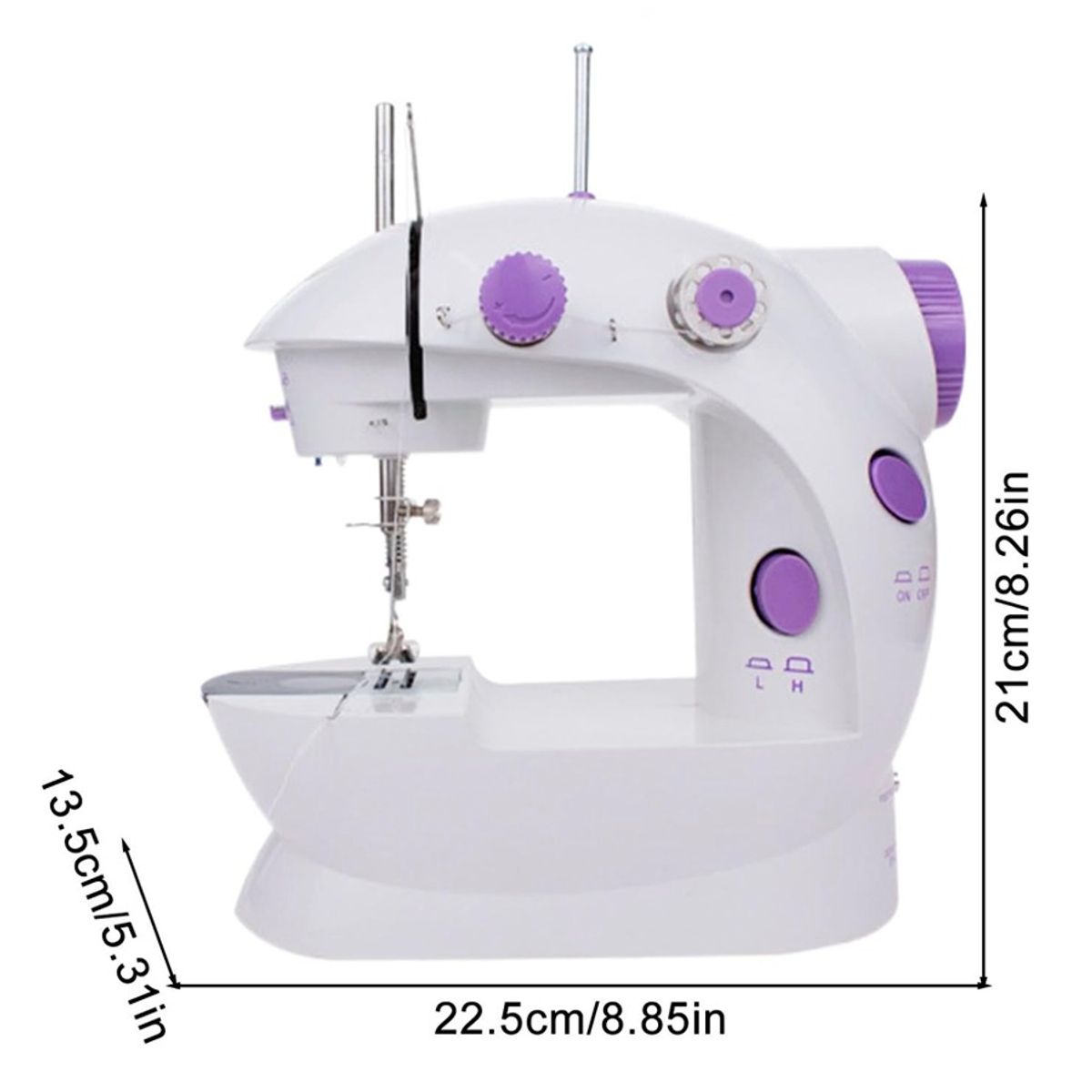 GENERICO - Máquina Pequeña Para Coser Eléctrica Portátil